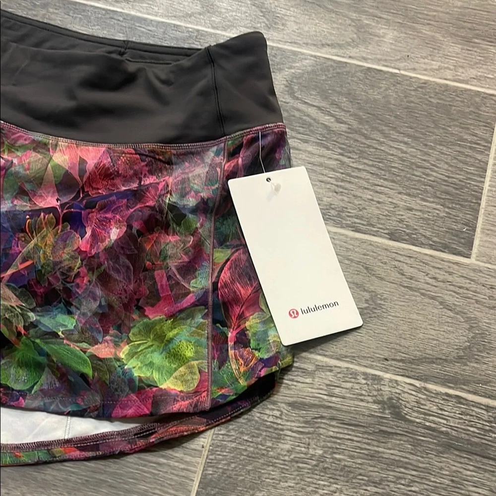 Lululemon Floral Athletic Shorts - Picture 3 of 7